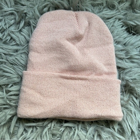 Carhartt Pink knit patch logo beanie one size - Picture 5 of 5